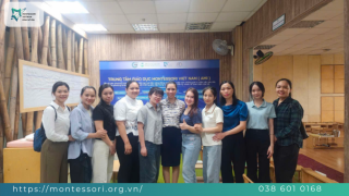 CHÀO ĐÓN ĐOÀN GIÁO VIÊN TRƯỜNG MẦM NON ANH ĐÀO ĐẾN THAM QUAN, TRAO ĐỔI CÙNG MVEC