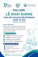 KHAI GIẢNG KHÓA GIÁO VIÊN MONTESSORI QUỐC TẾ AMI (3–6 )