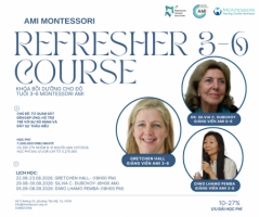 TUYỂN SINH KHÓA BỒI DƯỠNG (REFRESHER COURSE) MONTESSORI AMI 3–6