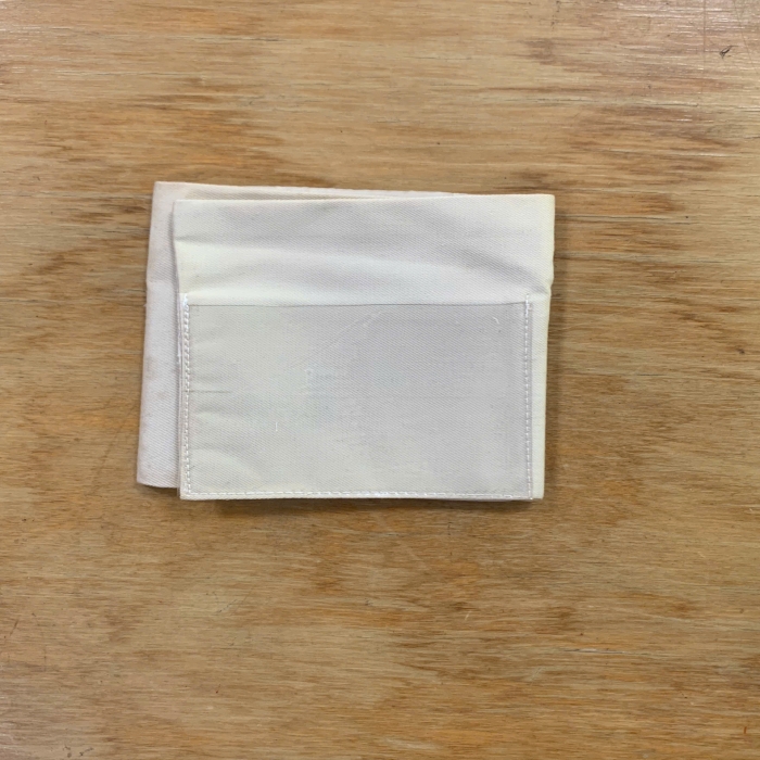 Two-part card pocket